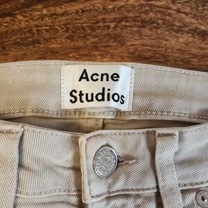 Acne Studios Beige Jeans Size 24